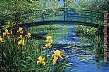Peter Ellenshaw Monets Bridge painting